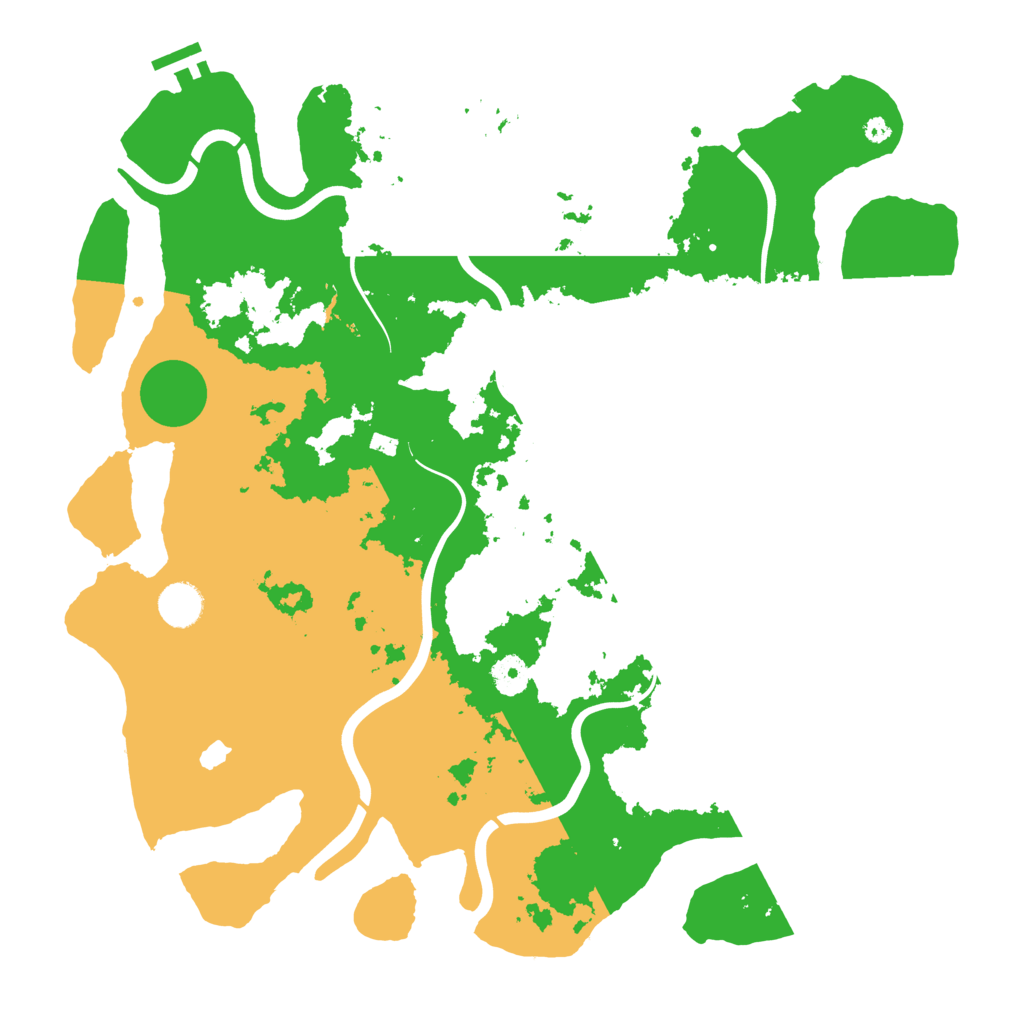 Biome Rust Map: Procedural Map, Size: 4050, Seed: 605503222