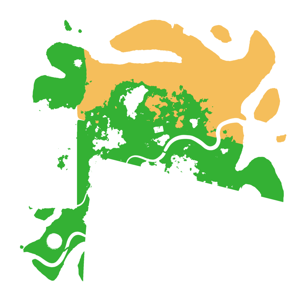 Biome Rust Map: Procedural Map, Size: 3500, Seed: 932159618
