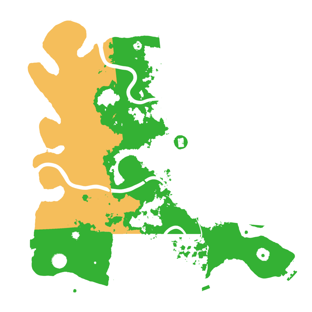 Biome Rust Map: Procedural Map, Size: 3700, Seed: 1998298772
