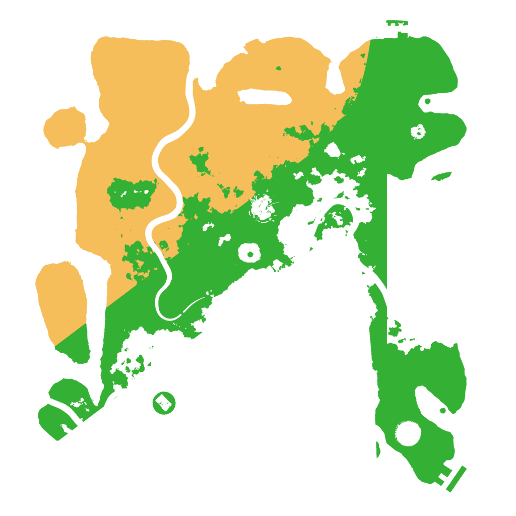 Biome Rust Map: Procedural Map, Size: 3600, Seed: 1928846271