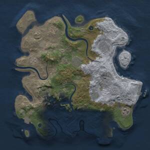 Thumbnail Rust Map: Procedural Map, Size: 3250, Seed: 603201725, 13 Monuments