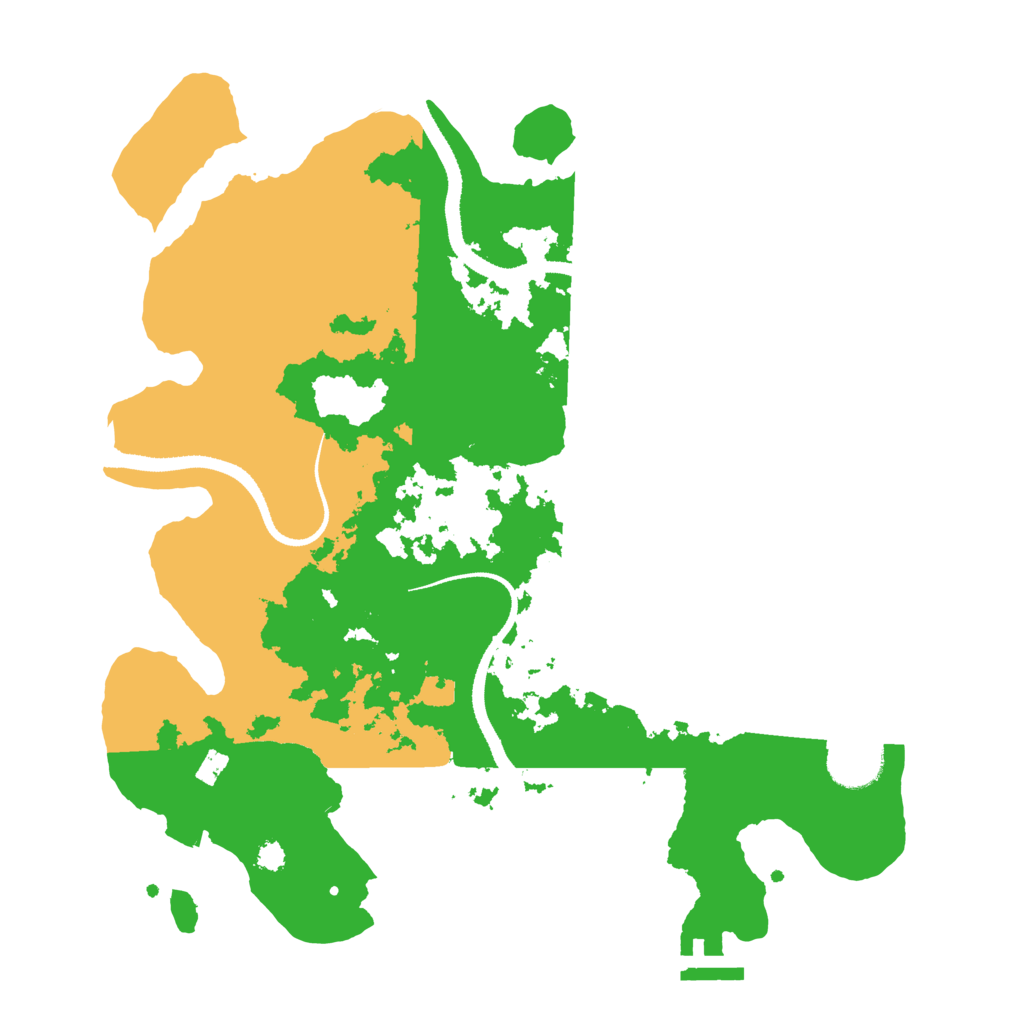 Biome Rust Map: Procedural Map, Size: 3250, Seed: 603201725