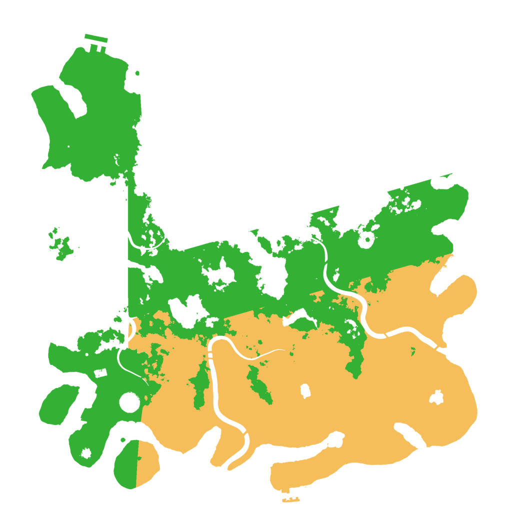 Biome Rust Map: Procedural Map, Size: 4500, Seed: 1916589210