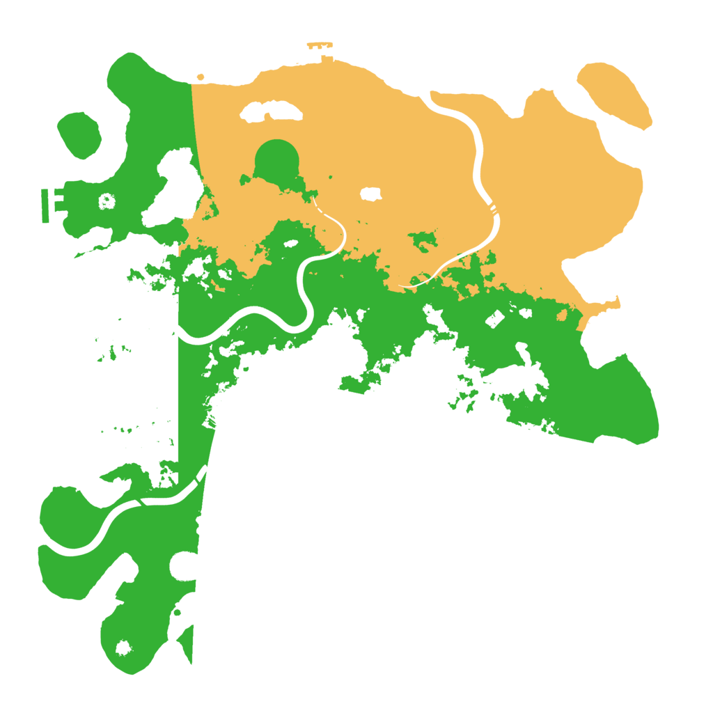 Biome Rust Map: Procedural Map, Size: 4250, Seed: 797255499