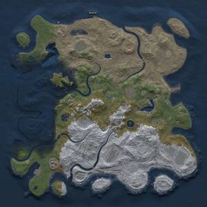 Thumbnail Rust Map: Procedural Map, Size: 4250, Seed: 797255499, 16 Monuments