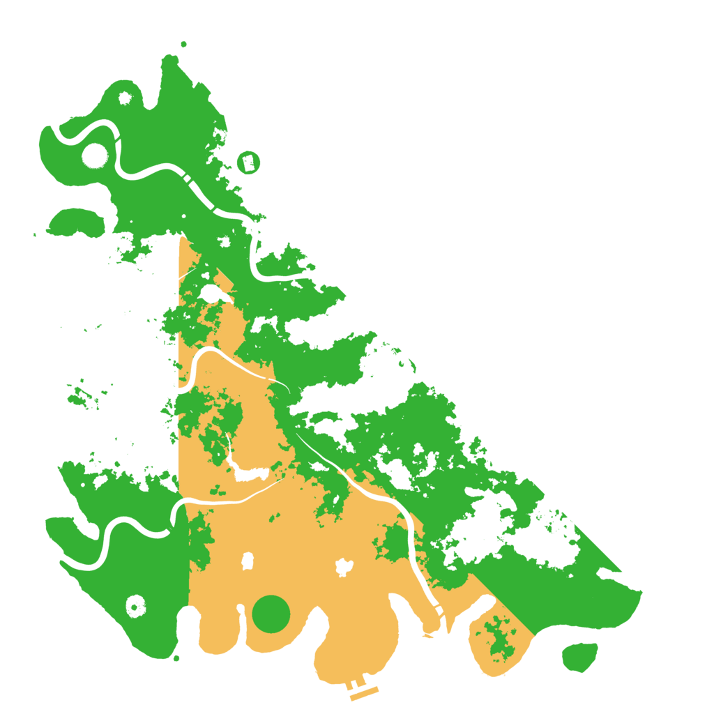 Biome Rust Map: Procedural Map, Size: 4950, Seed: 31523