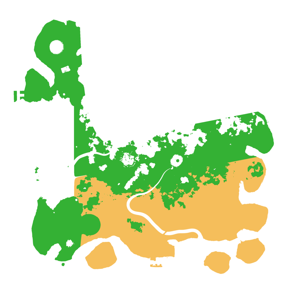 Biome Rust Map: Procedural Map, Size: 3750, Seed: 1367890697