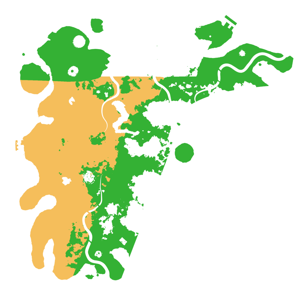 Biome Rust Map: Procedural Map, Size: 4500, Seed: 186786710