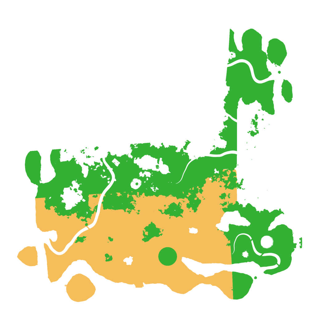 Biome Rust Map: Procedural Map, Size: 4500, Seed: 877826382