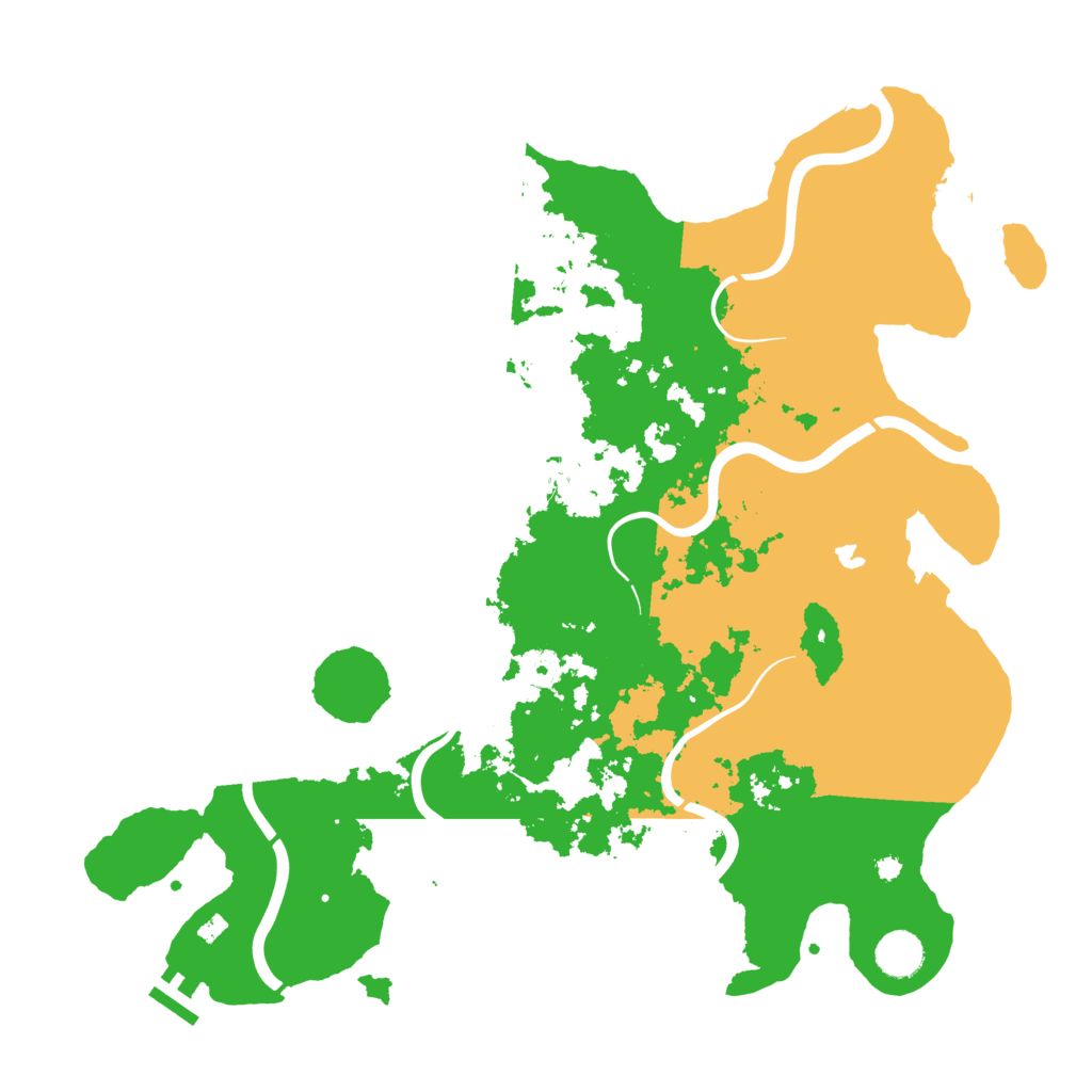 Biome Rust Map: Procedural Map, Size: 4050, Seed: 791196885