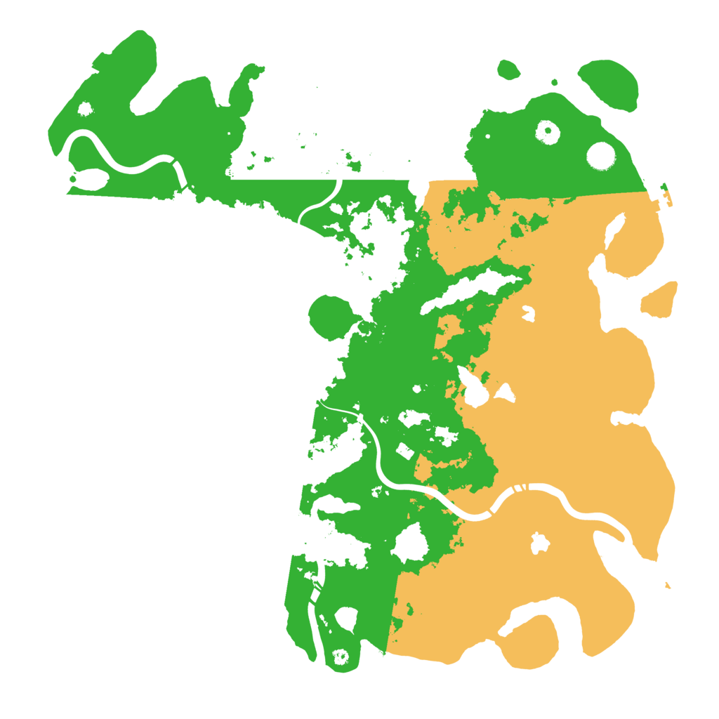 Biome Rust Map: Procedural Map, Size: 4500, Seed: 878082840