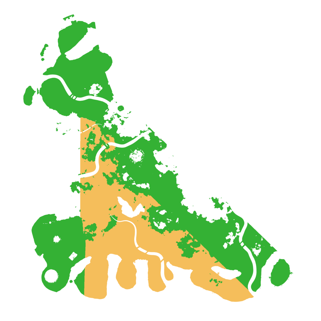 Biome Rust Map: Procedural Map, Size: 4250, Seed: 394645797