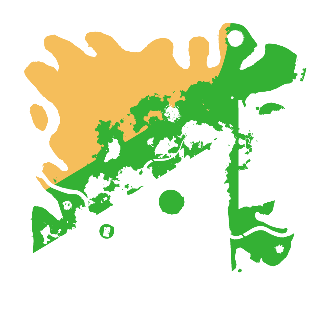 Biome Rust Map: Procedural Map, Size: 3500, Seed: 833897421