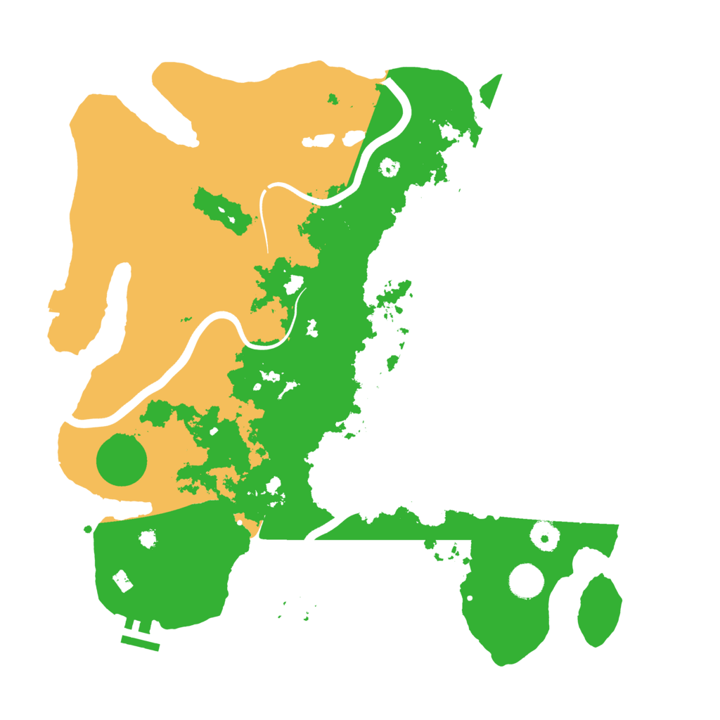Biome Rust Map: Procedural Map, Size: 3750, Seed: 1047436385