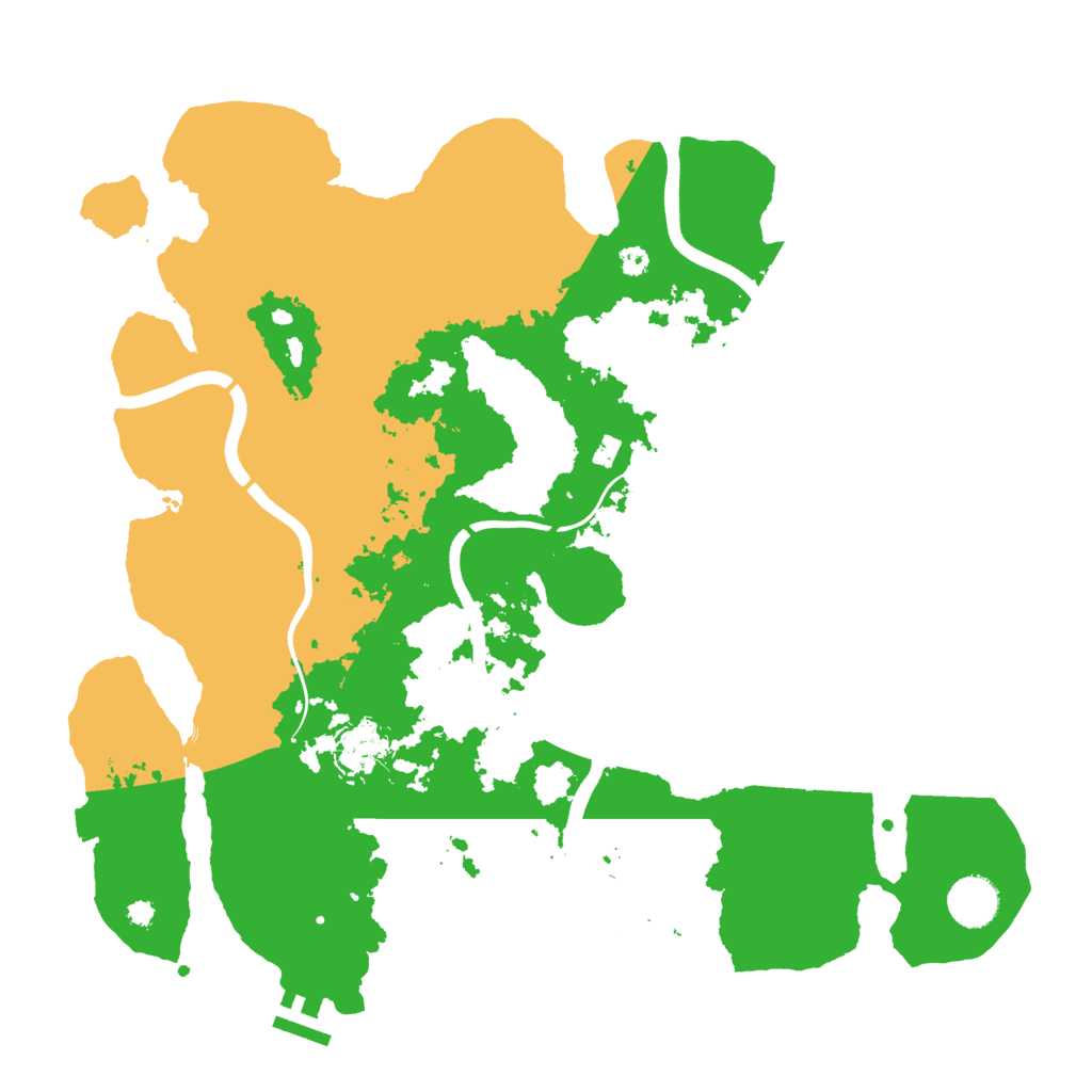 Biome Rust Map: Procedural Map, Size: 3750, Seed: 1135033773