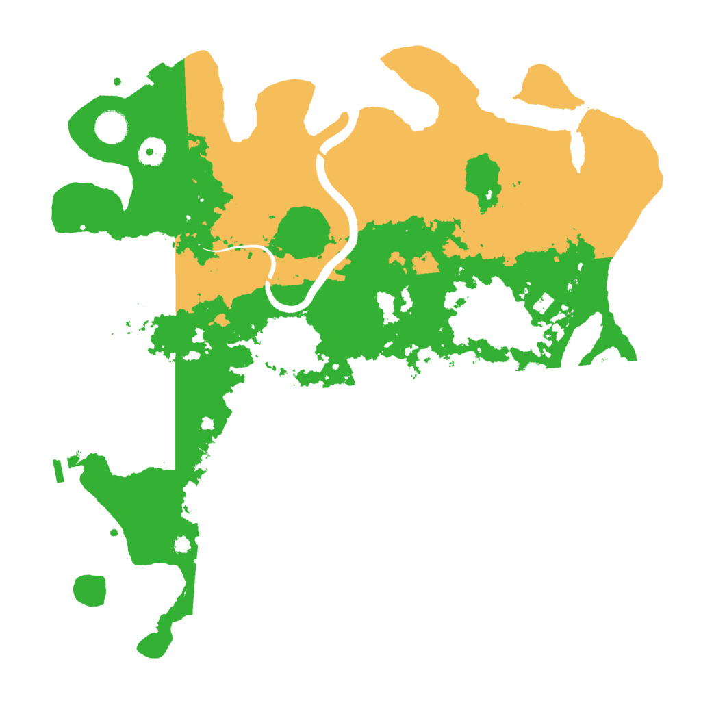 Biome Rust Map: Procedural Map, Size: 3750, Seed: 764662442