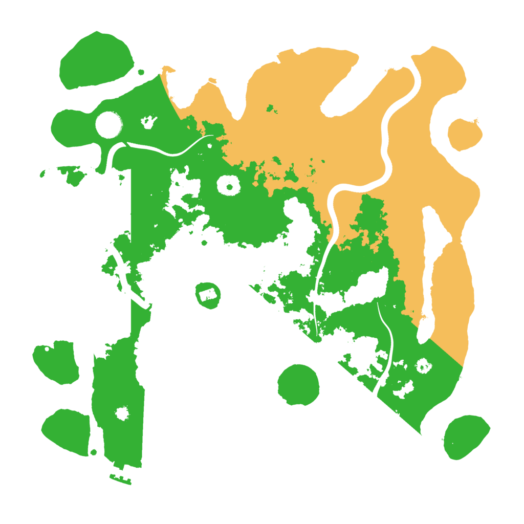 Biome Rust Map: Procedural Map, Size: 3500, Seed: 1177670962