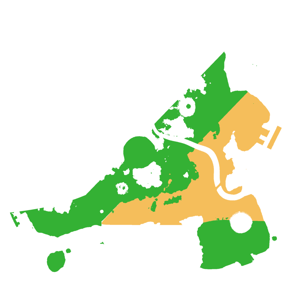 Biome Rust Map: Procedural Map, Size: 2500, Seed: 1084088497