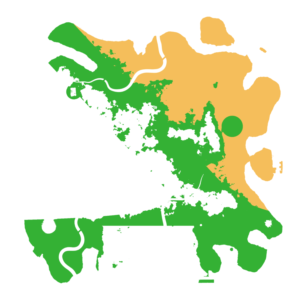 Biome Rust Map: Procedural Map, Size: 3750, Seed: 1936329142