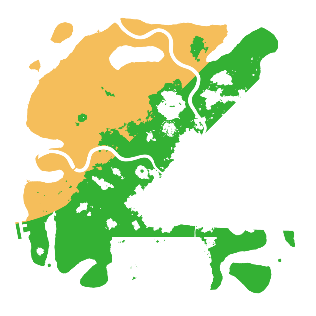 Biome Rust Map: Procedural Map, Size: 3750, Seed: 1410381887