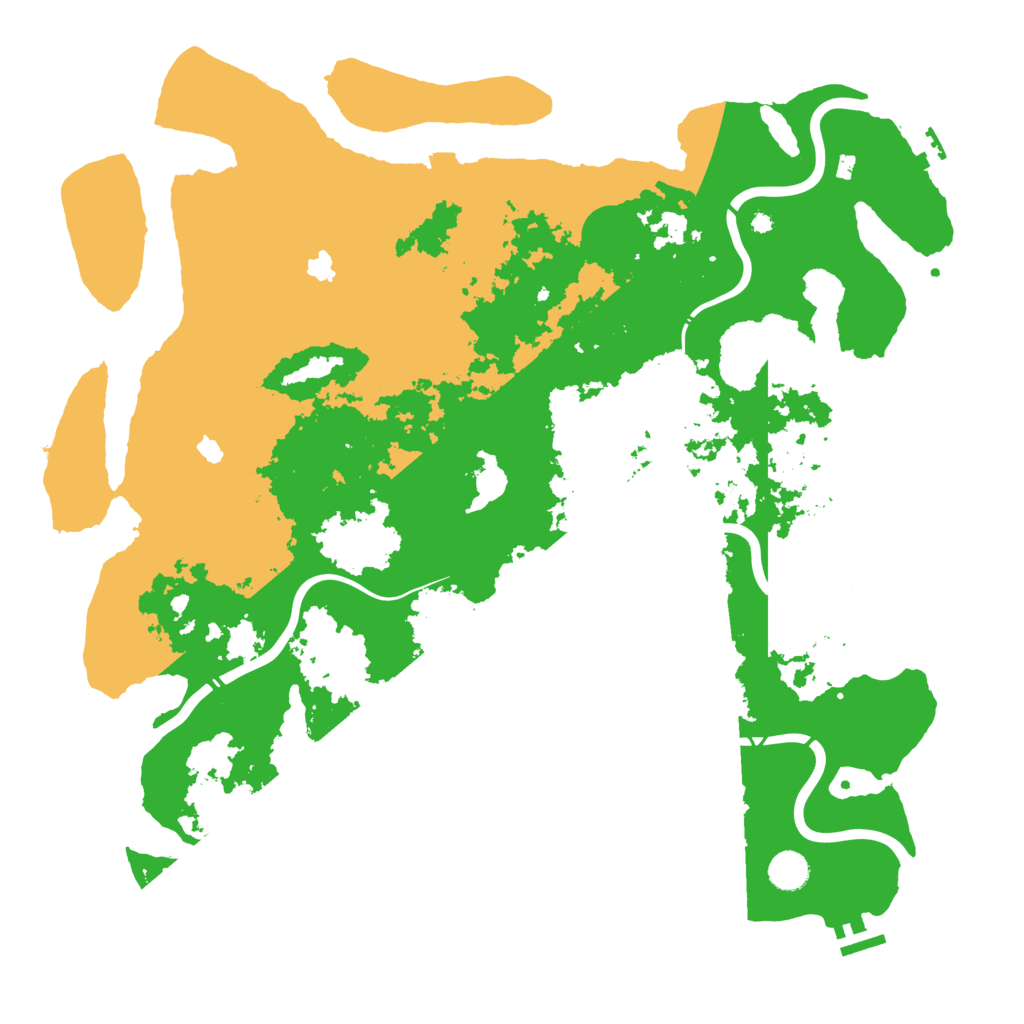 Biome Rust Map: Procedural Map, Size: 4500, Seed: 369822764