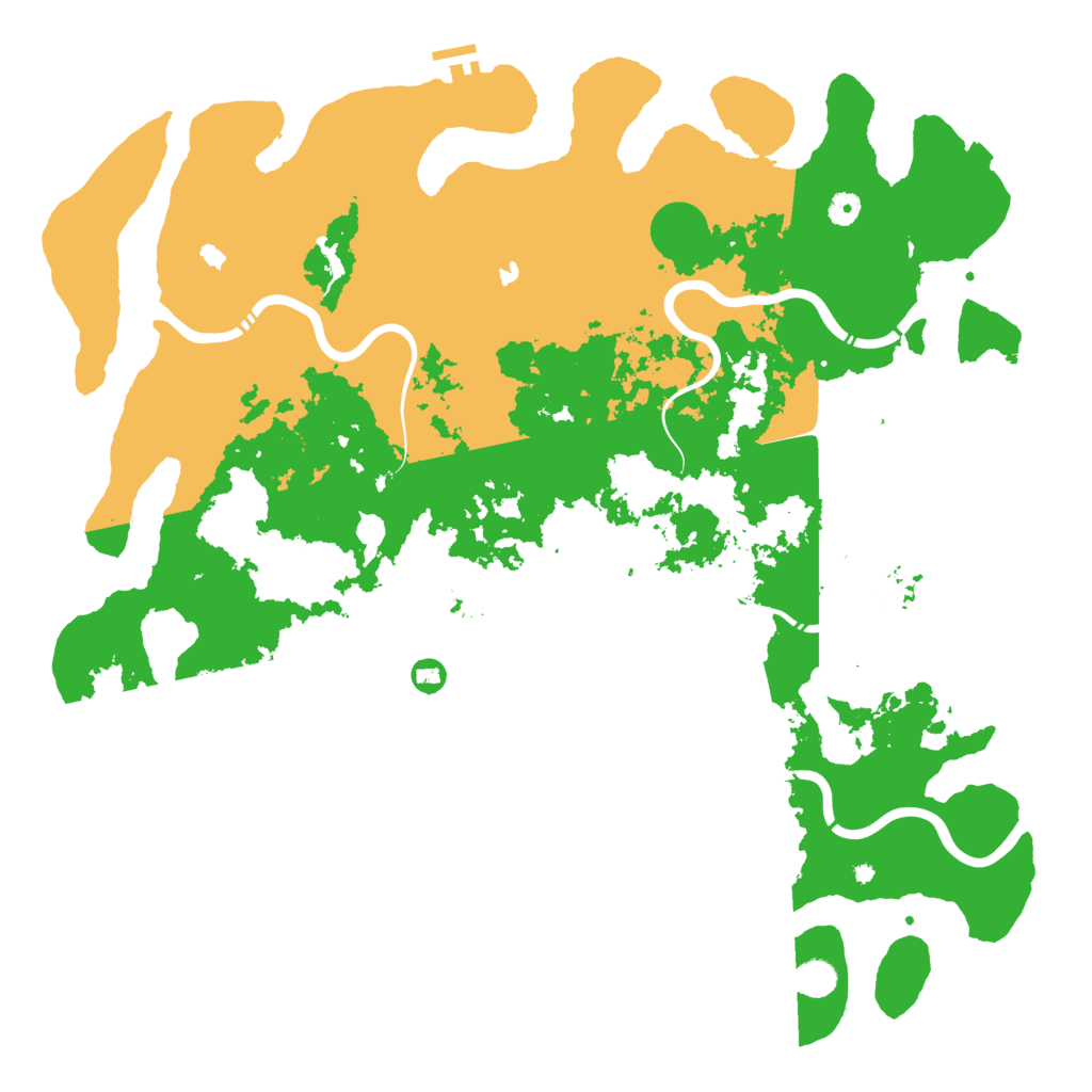 Biome Rust Map: Procedural Map, Size: 5000, Seed: 11406510