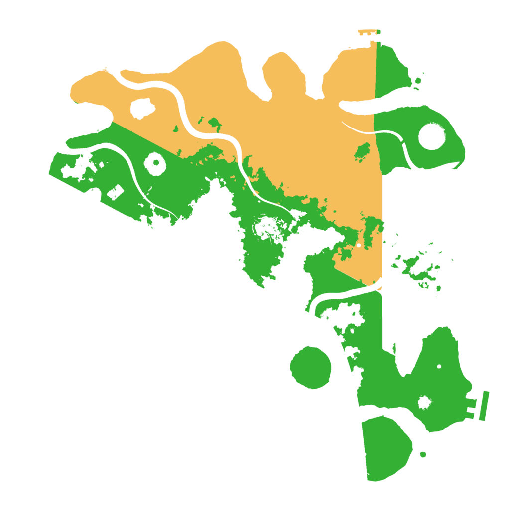 Biome Rust Map: Procedural Map, Size: 3500, Seed: 1152370325