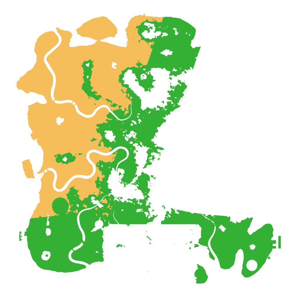 Biome Rust Map: Procedural Map, Size: 4800, Seed: 1035069132