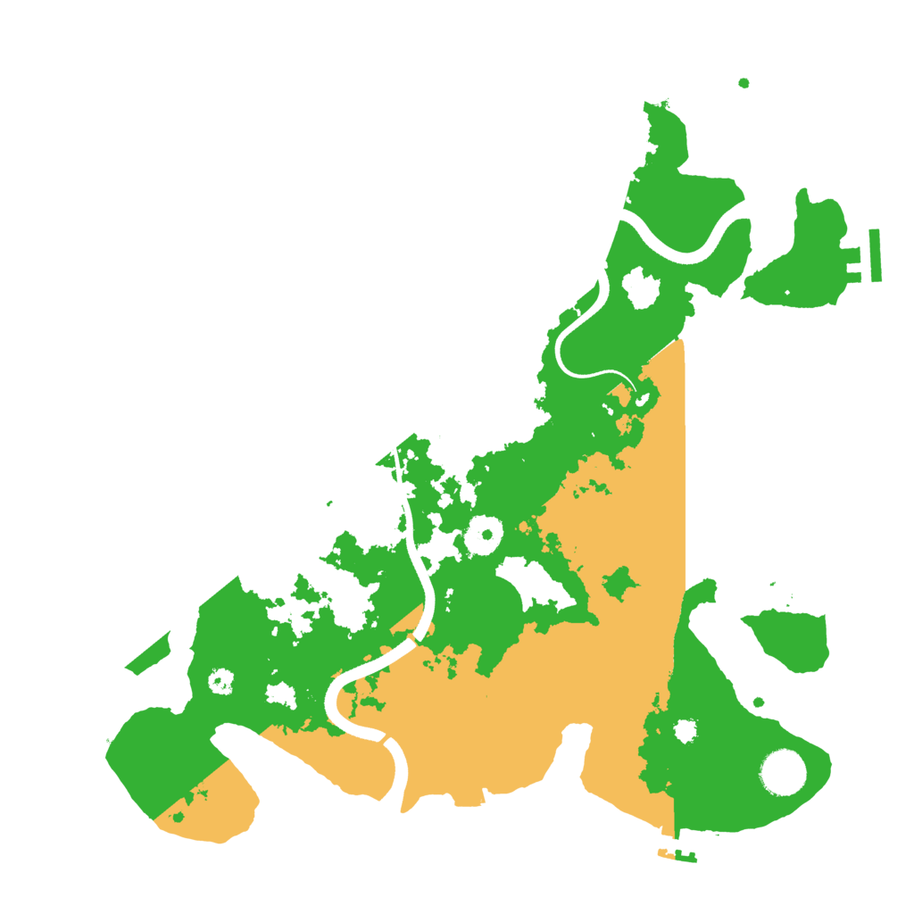 Biome Rust Map: Procedural Map, Size: 3500, Seed: 712022166