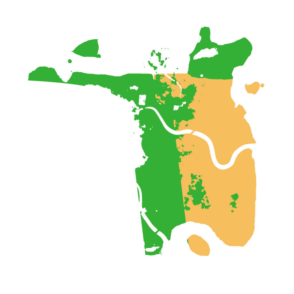 Biome Rust Map: Procedural Map, Size: 3000, Seed: 2117307625