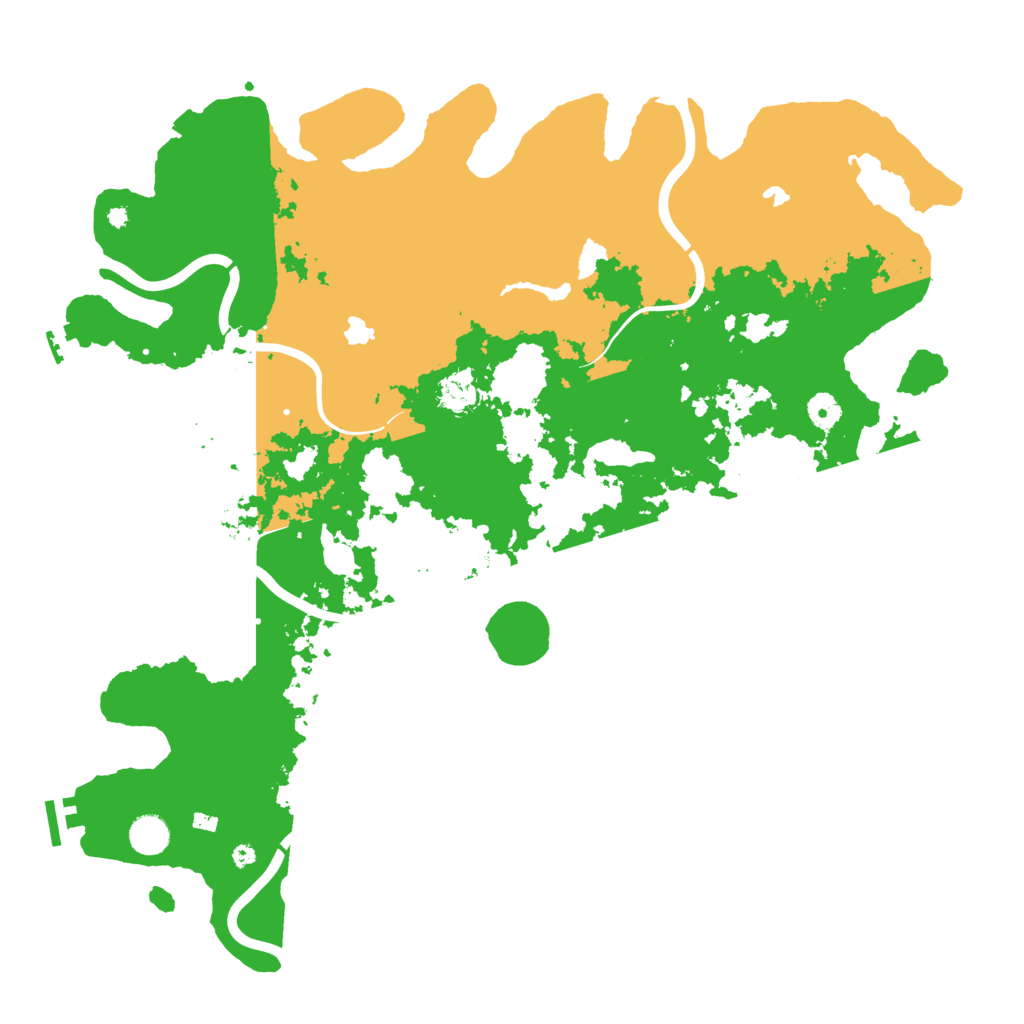 Biome Rust Map: Procedural Map, Size: 4500, Seed: 94353218