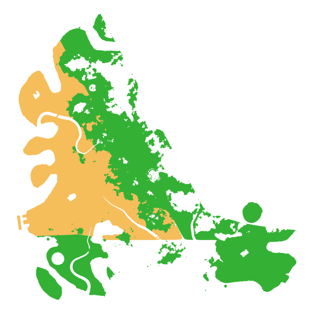 Biome Rust Map: Procedural Map, Size: 4500, Seed: 1075193253