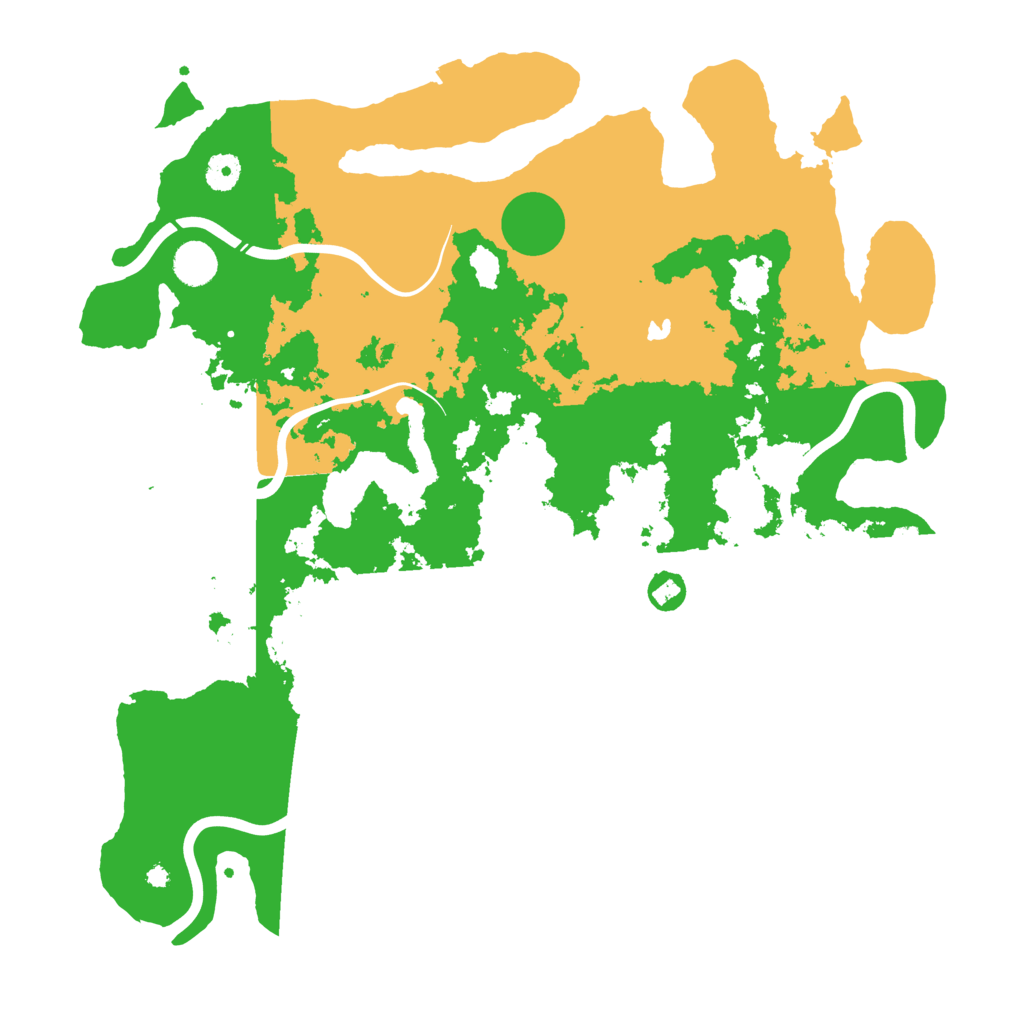 Biome Rust Map: Procedural Map, Size: 4250, Seed: 193076753