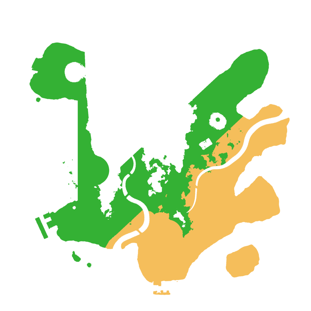 Biome Rust Map: Procedural Map, Size: 2800, Seed: 830063659