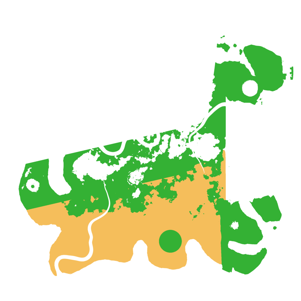 Biome Rust Map: Procedural Map, Size: 3500, Seed: 68123050