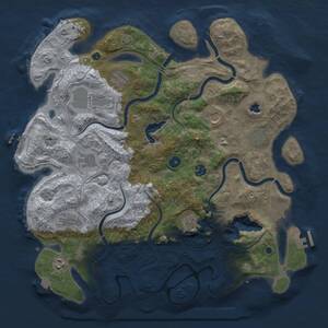 Thumbnail Rust Map: Procedural Map, Size: 4250, Seed: 40437806, 16 Monuments