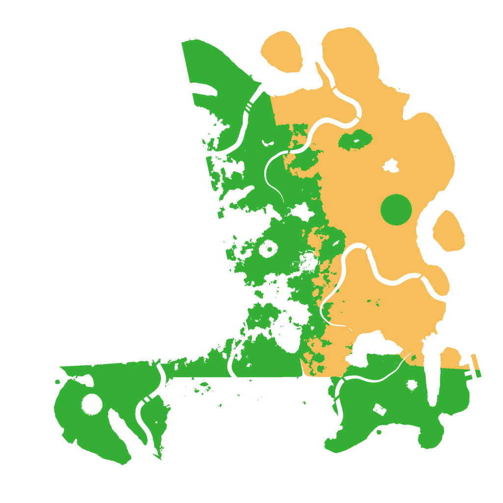 Biome Rust Map: Procedural Map, Size: 4250, Seed: 40437806