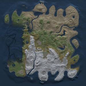 Thumbnail Rust Map: Procedural Map, Size: 4250, Seed: 32179848, 15 Monuments
