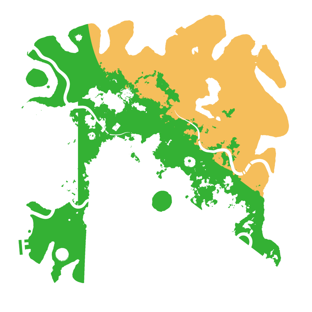 Biome Rust Map: Procedural Map, Size: 4250, Seed: 1688316971