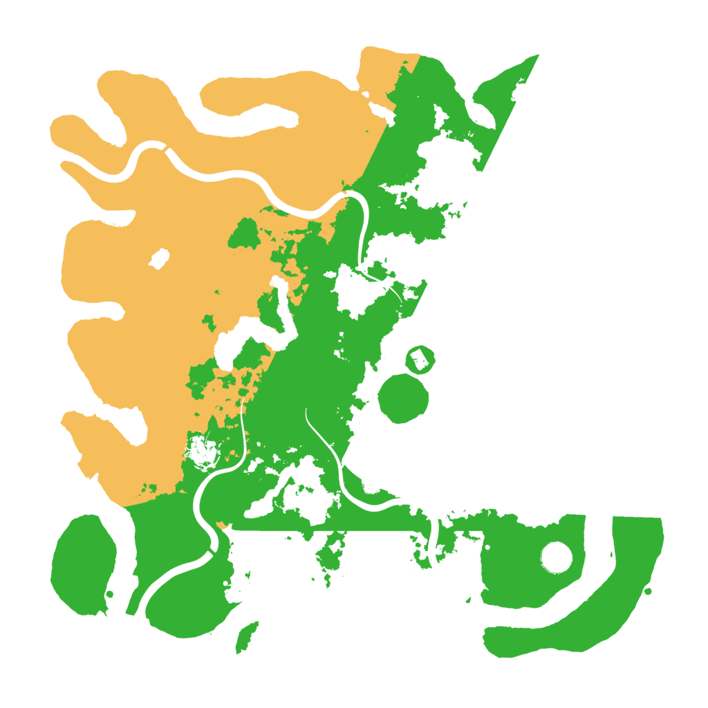 Biome Rust Map: Procedural Map, Size: 4000, Seed: 32820951