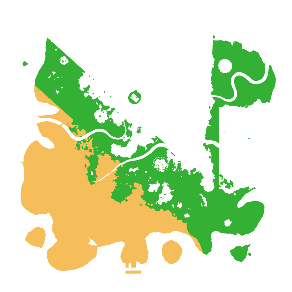 Biome Rust Map: Procedural Map, Size: 3750, Seed: 1468754702