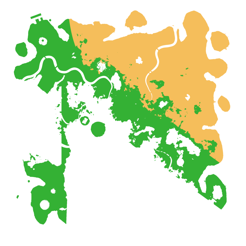 Biome Rust Map: Procedural Map, Size: 4500, Seed: 2110065946