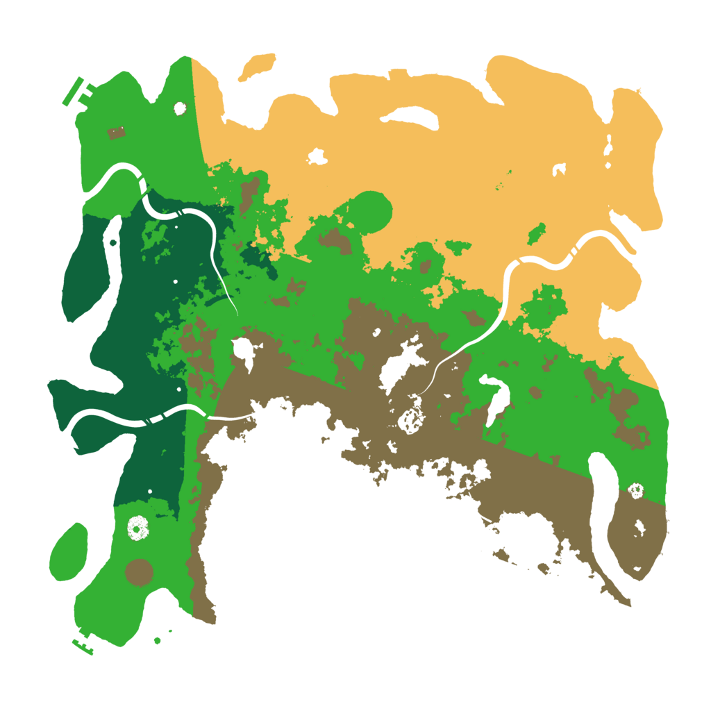 Biome Rust Map: Procedural Map, Size: 4500, Seed: 707561724