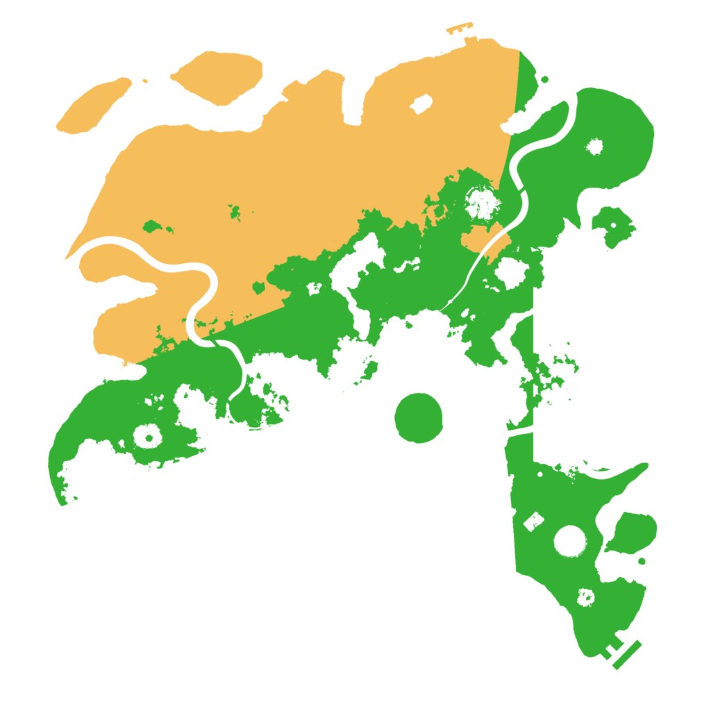 Biome Rust Map: Procedural Map, Size: 4000, Seed: 368511214