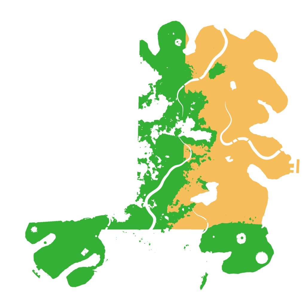 Biome Rust Map: Procedural Map, Size: 4500, Seed: 250856698