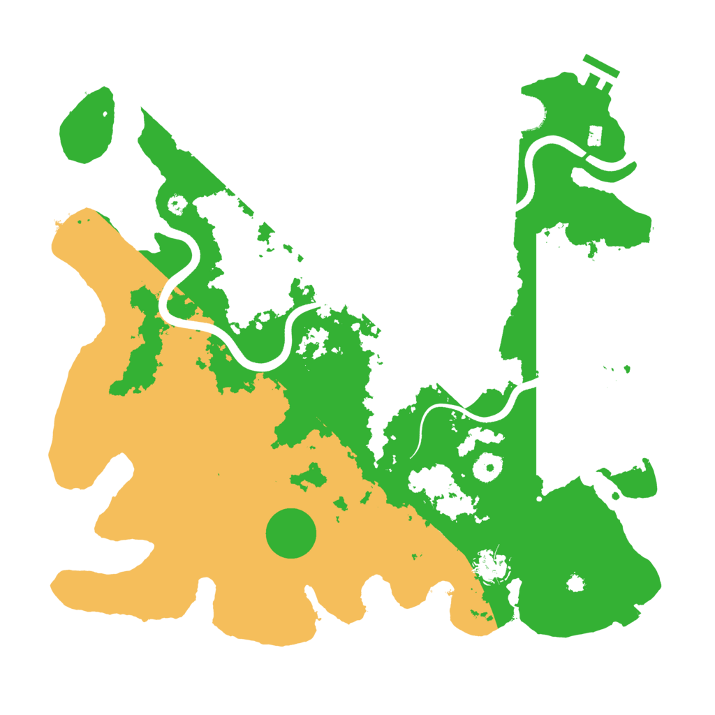 Biome Rust Map: Procedural Map, Size: 3750, Seed: 696005374