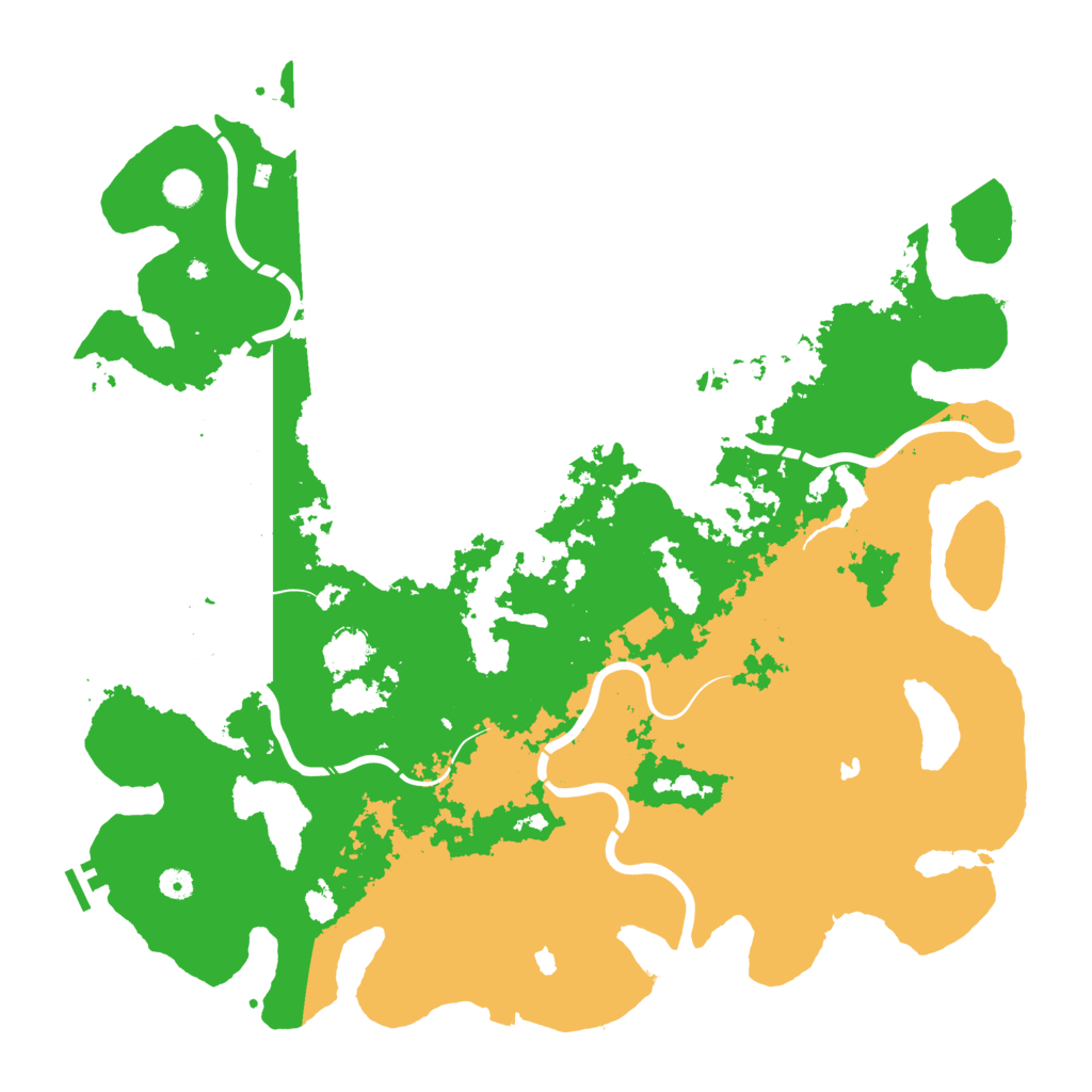Biome Rust Map: Procedural Map, Size: 5000, Seed: 429040098