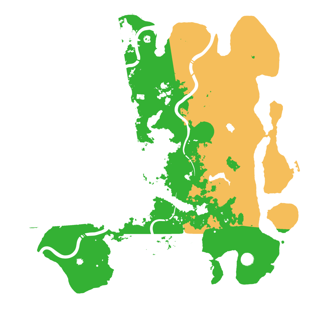 Biome Rust Map: Procedural Map, Size: 4250, Seed: 868498950