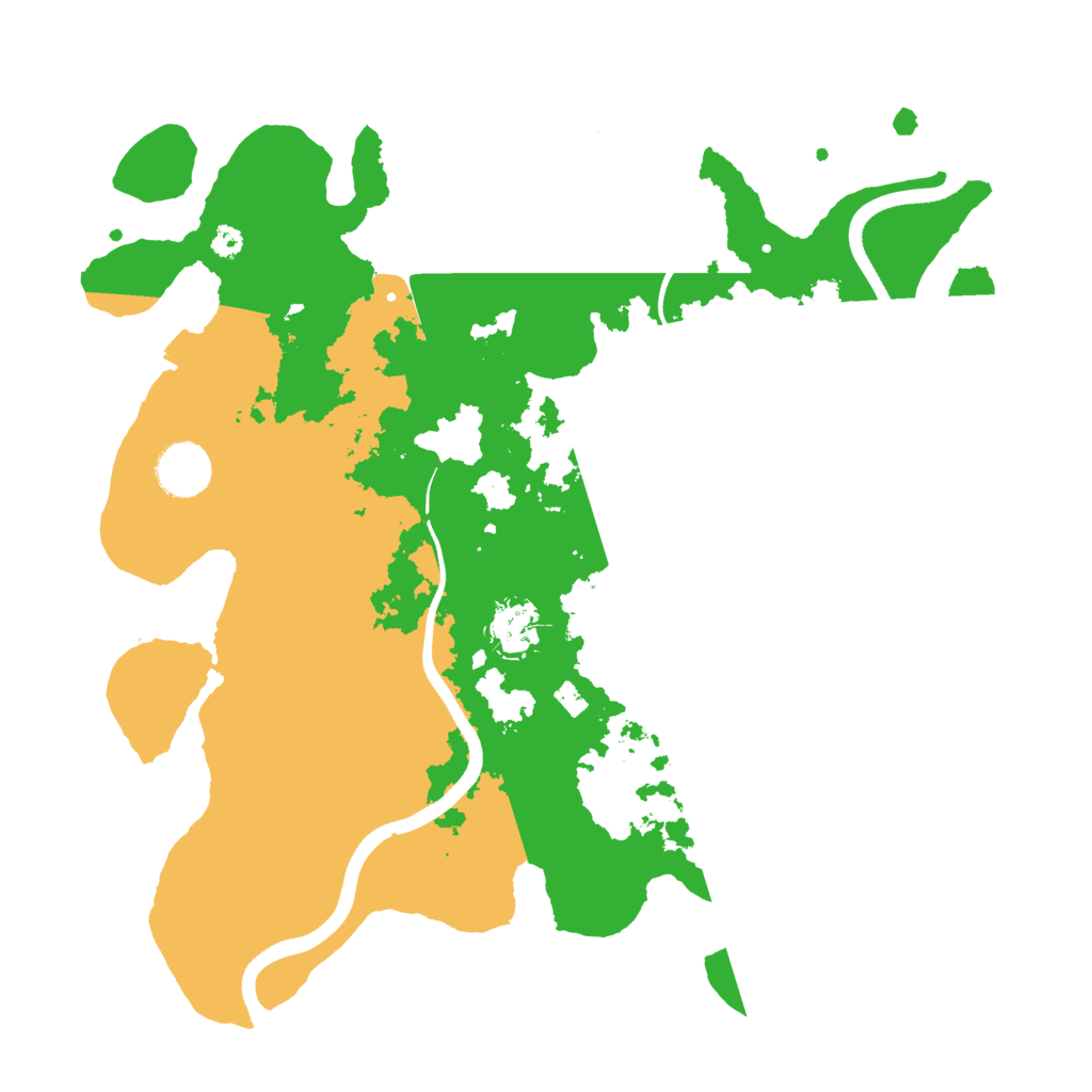 Biome Rust Map: Procedural Map, Size: 3500, Seed: 104162026
