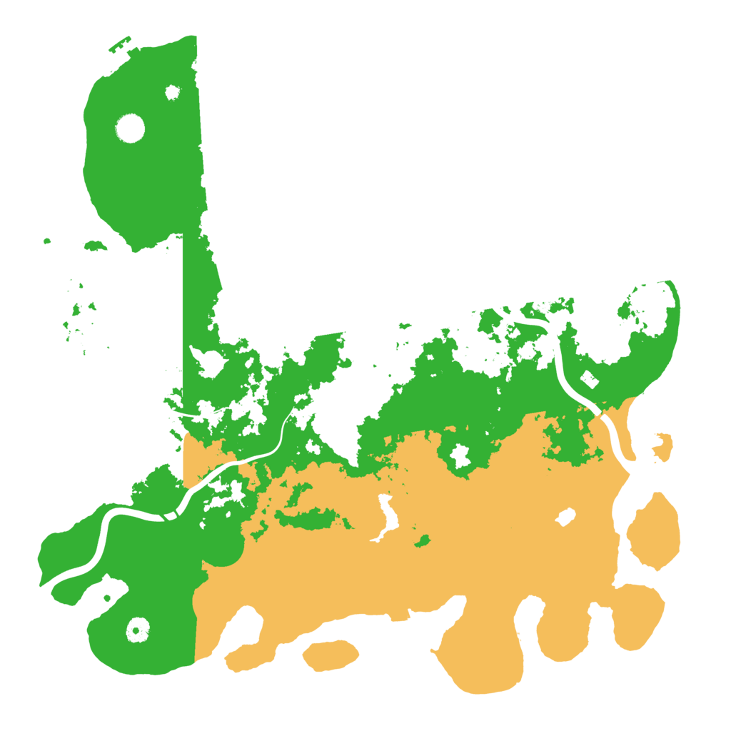 Biome Rust Map: Procedural Map, Size: 4450, Seed: 595850948